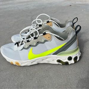 Nike React Element 55 spruce volt (men's size 11)